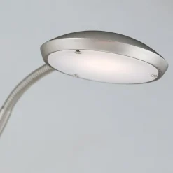 Cobra LED-gulvlampe, 2 lyskilder, mat nikkel