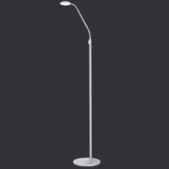 Cobra LED-gulvlampe 1 lyskilde, nikkelfarvet
