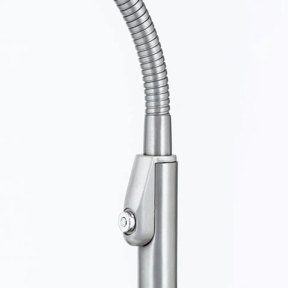 Cobra LED-gulvlampe 1 lyskilde, nikkelfarvet