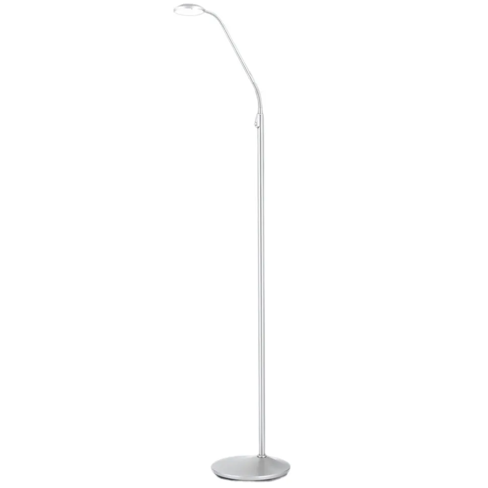 Cobra LED-gulvlampe 1 lyskilde, nikkelfarvet