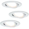 Coin Slim 3-sæt LED-indbygningsspot, hvid IP23