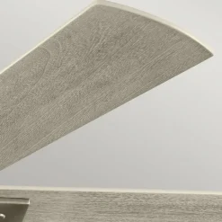 Colerne 52 LED-loftventilator, nikkel/hvid valnød