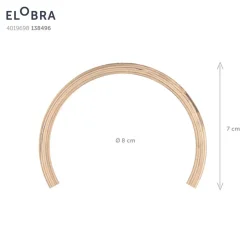 Colombia S LED-pendellampe, eg natur