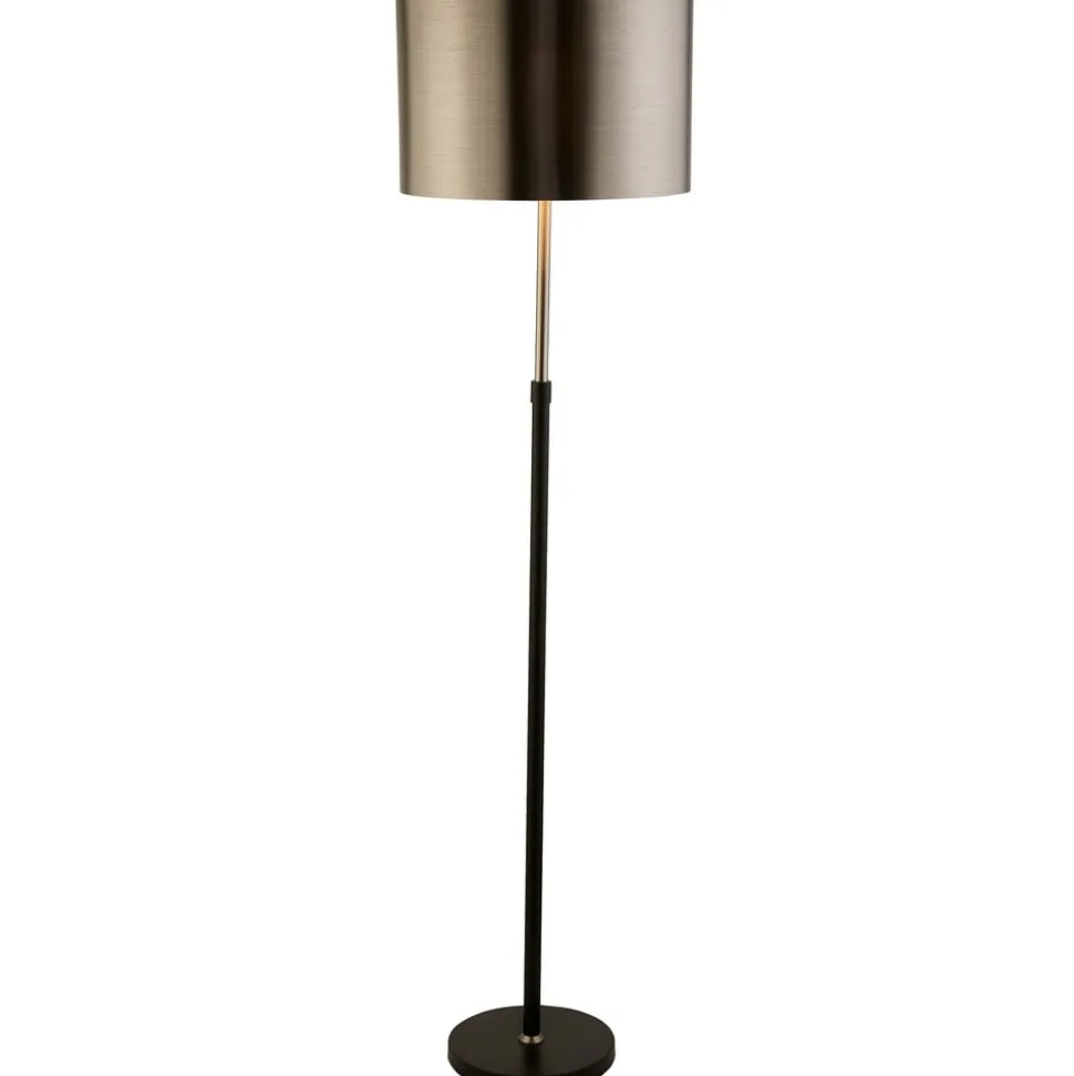 Column gulvlampe med metalskærm