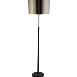 Column gulvlampe med metalskærm