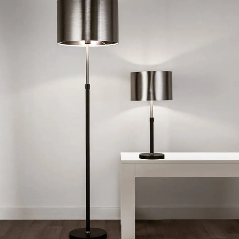 Column gulvlampe med metalskærm