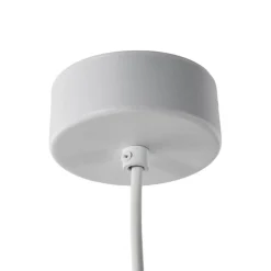 Cono pendel, hvid, Ø 25 cm, stål, enkelt lys