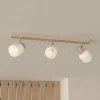 Corato loftspot, sand/nikkel/opal, 3 lyskilder.