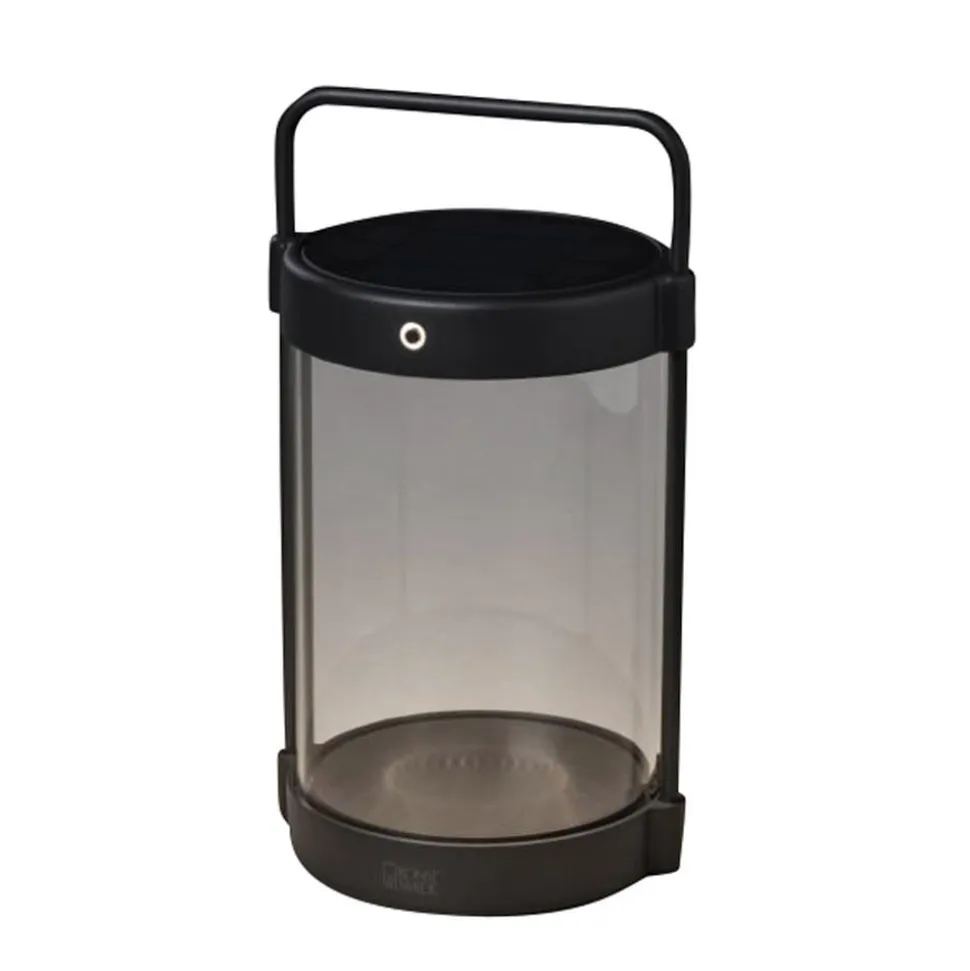 Crotone LED-solcellelygte, kan dæmpes, USB