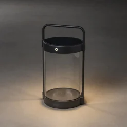 Crotone LED-solcellelygte, kan dæmpes, USB