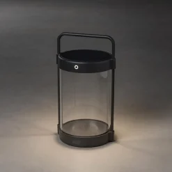 Crotone LED-solcellelygte, kan dæmpes, USB