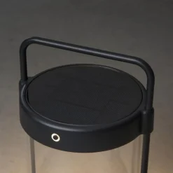 Crotone LED-solcellelygte, kan dæmpes, USB