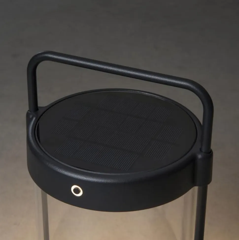 Crotone LED-solcellelygte, kan dæmpes, USB