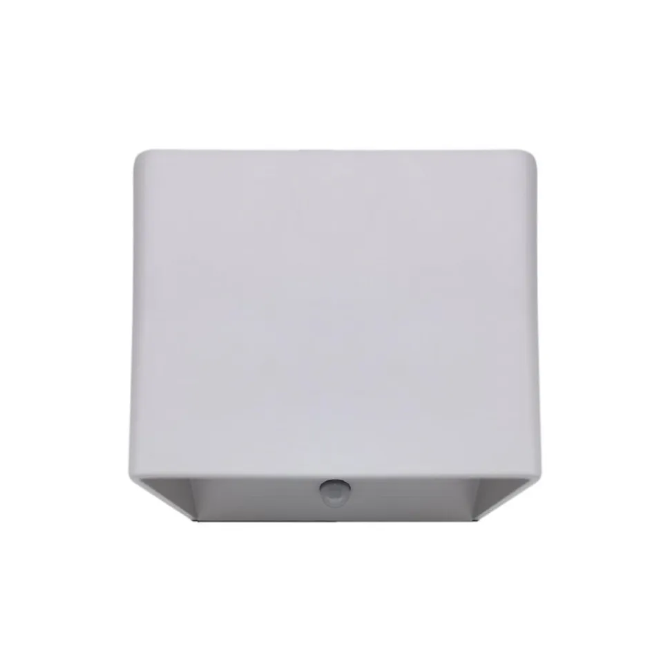 Cube LED-væglampe, batteri, magnetisk, hvid