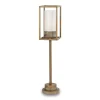 Cubic³ 3370 væglampe antik messing/opal