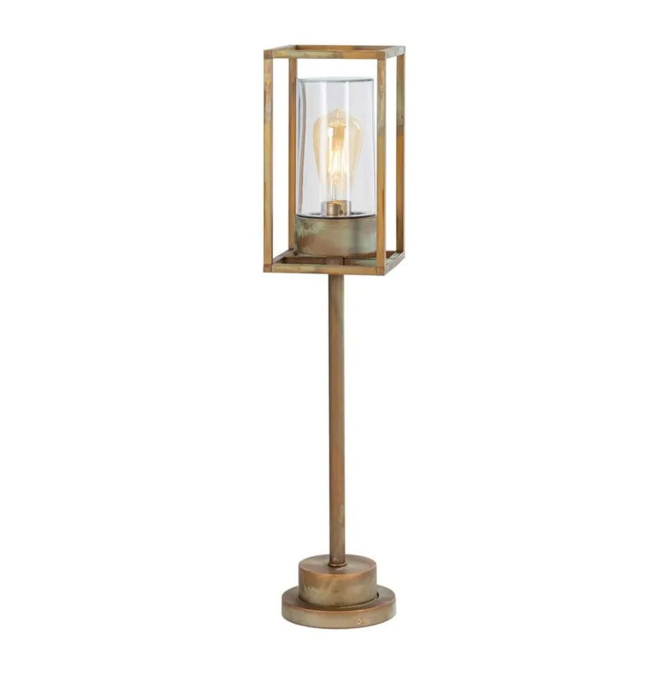 Cubic³ 3370 væglampe antik messing/klar
