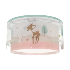 Dalber børneloftslampe Loving Deer, hjortemotiv