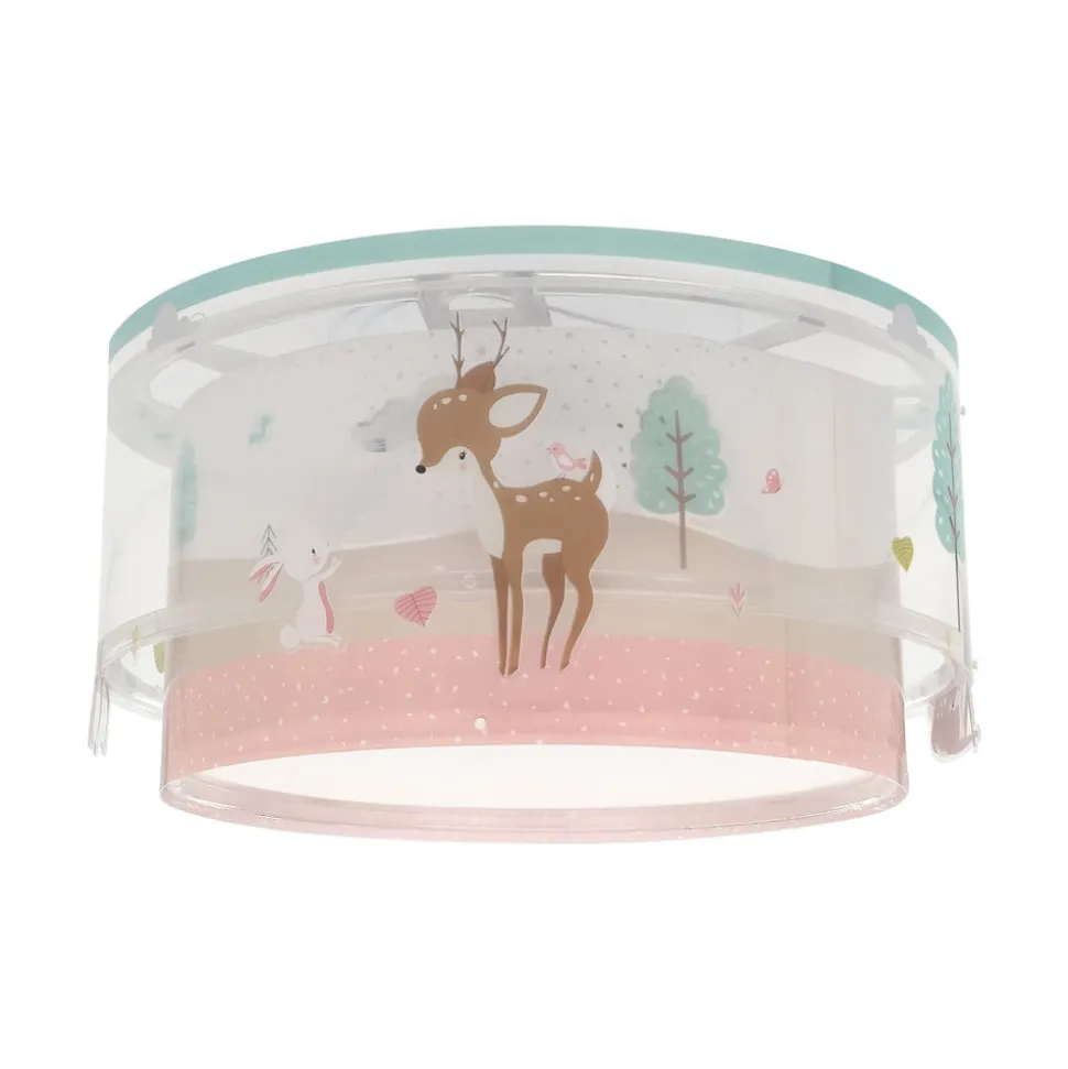 Dalber børneloftslampe Loving Deer, hjortemotiv