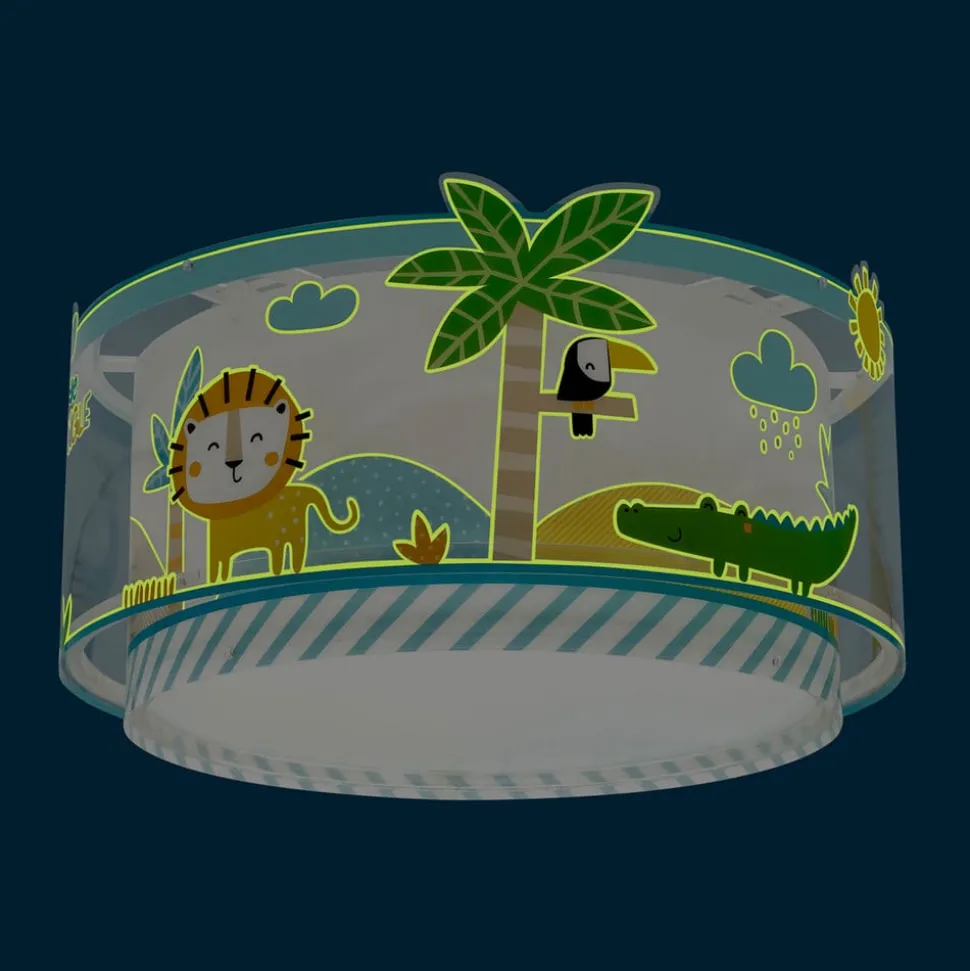 Dalber Little Jungle loftlampe, junglemotiv
