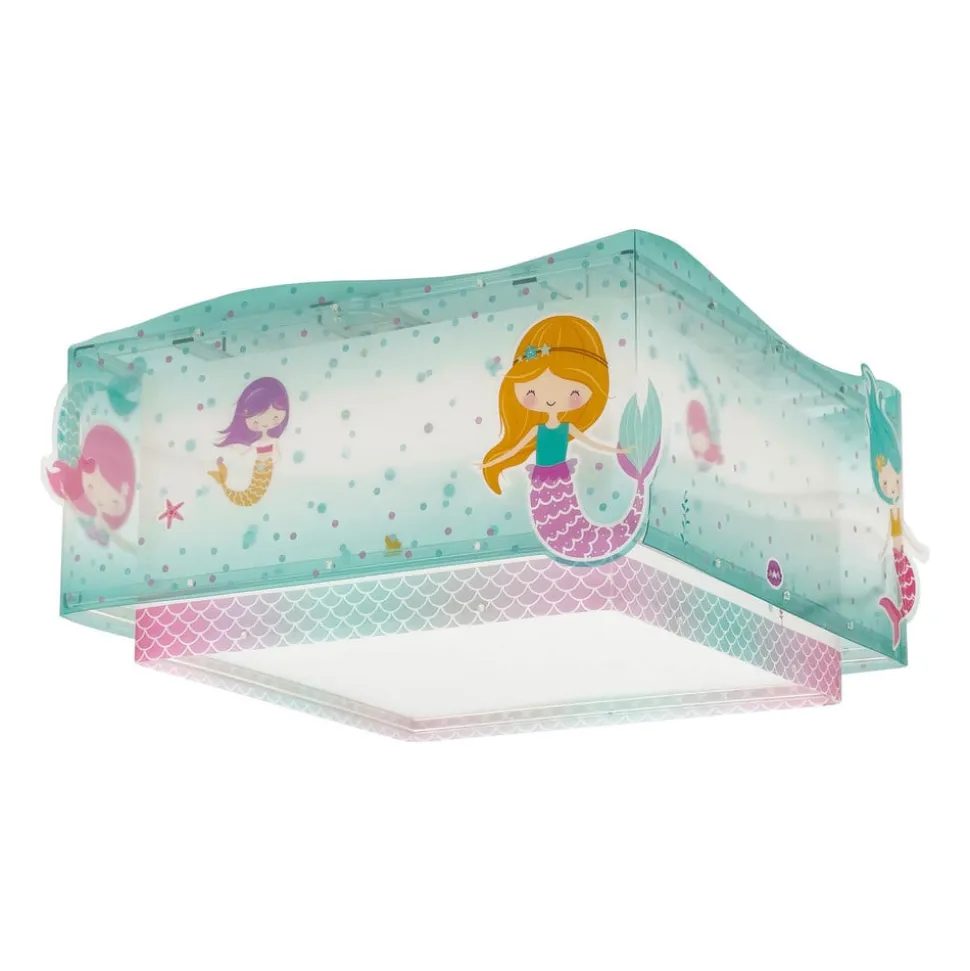 Dalber Mermaids loftlampe, havfruer, 1 lyskilde