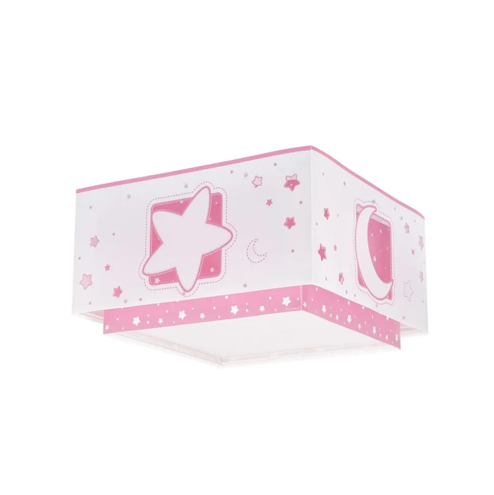 Dalber Moonlight loftlampe børneværelse, 1 lk pink