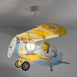 Dalber pendellampe Lion Plane, farverig, træ/plast
