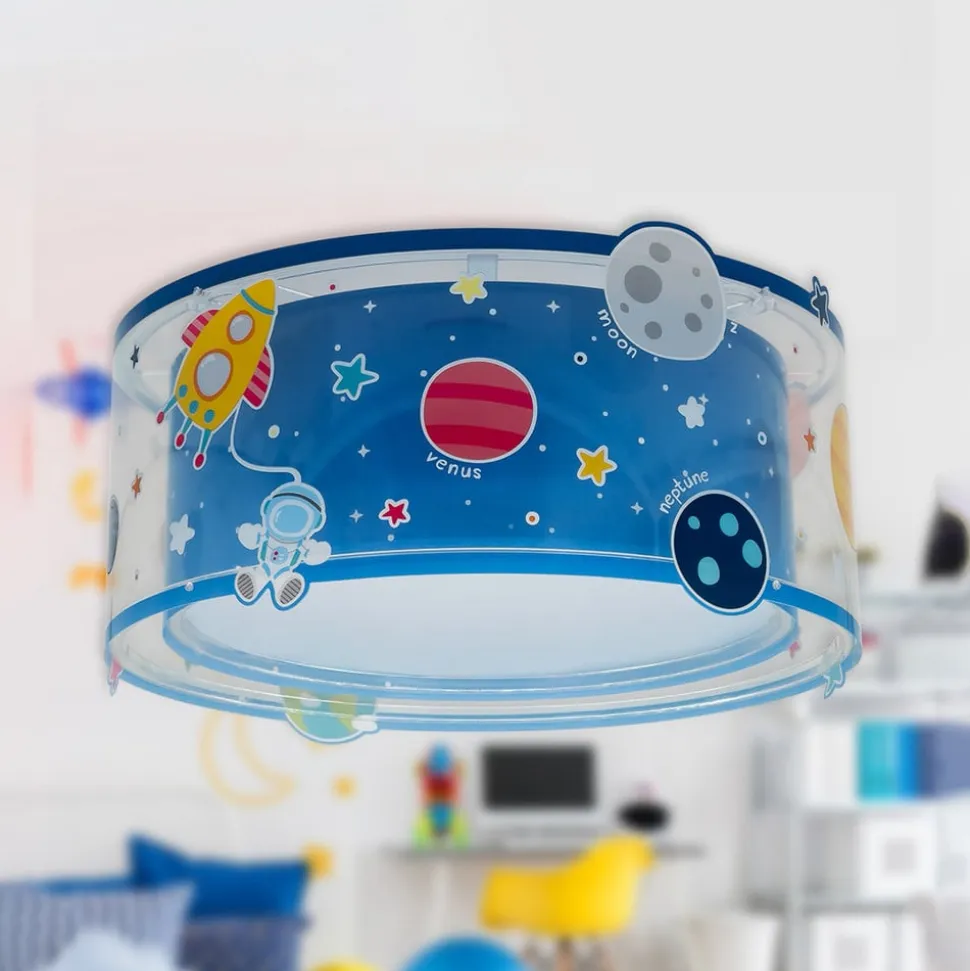 Dalber Planets loftlampe med motiv af rummet