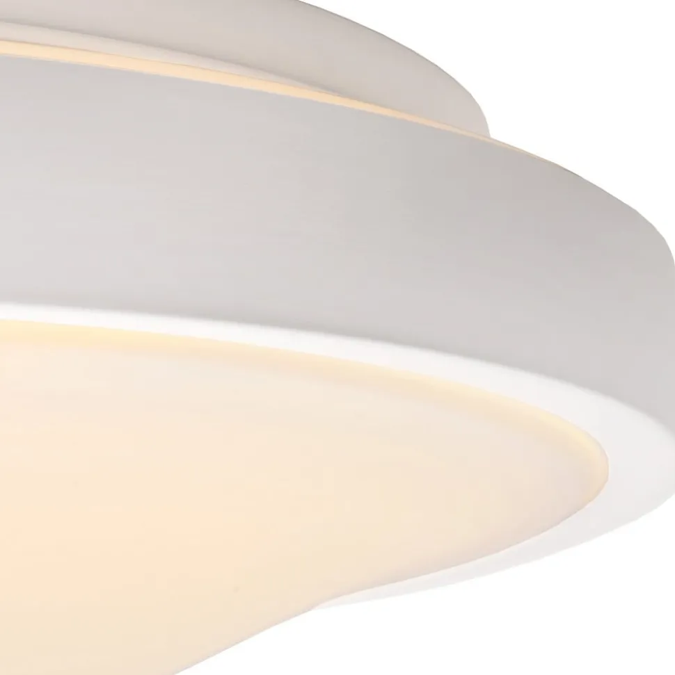 Dasher LED loftlampe, hvid, Ø 29,3 cm, 2700 K, IP44