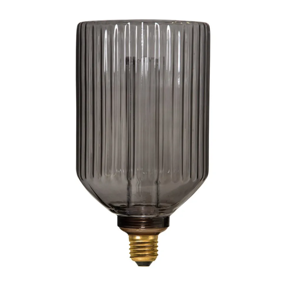 Decoled LED-pære E27 1 W 2.000 K røggrå