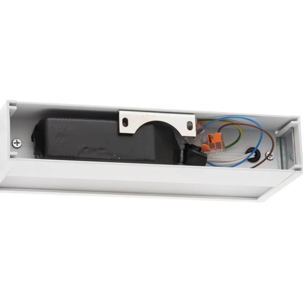 Decor Walther Box LED-væglampe hvid 2700 K 25 cm