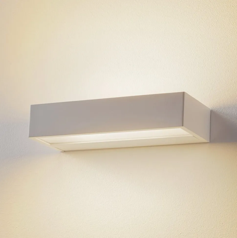 Decor Walther Box LED-væglampe hvid 2700 K 25 cm