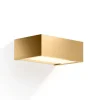 Decor Walther Box LED-væglampe guld 2700 K 15 cm