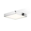 Decor Walther Cut LED-loftlampe, krom, 30x30 cm
