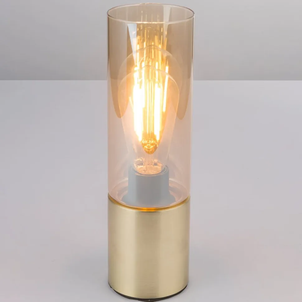 Dekorativ bordlampe Annika i messing
