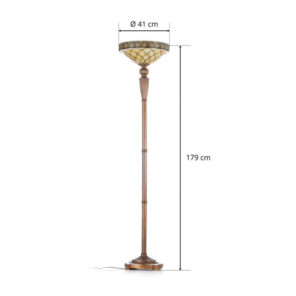 Diamond uplight i Tiffany-stil