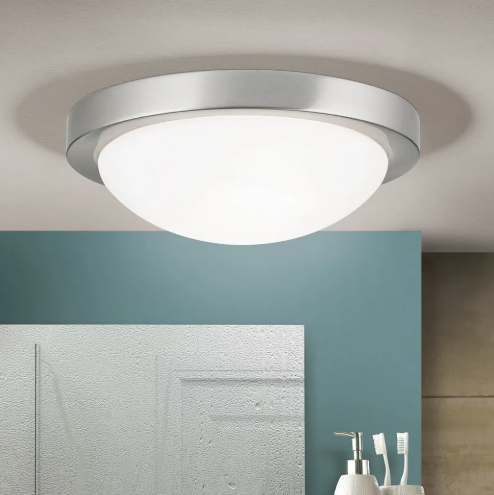 Diskret MINEA loftlampe Ø 32 cm i nikkel