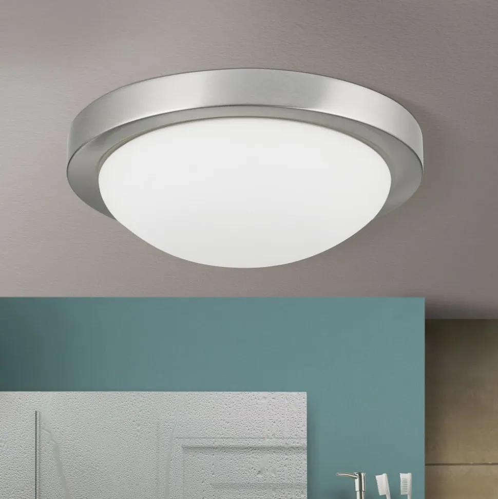 Diskret MINEA loftlampe Ø 32 cm i nikkel