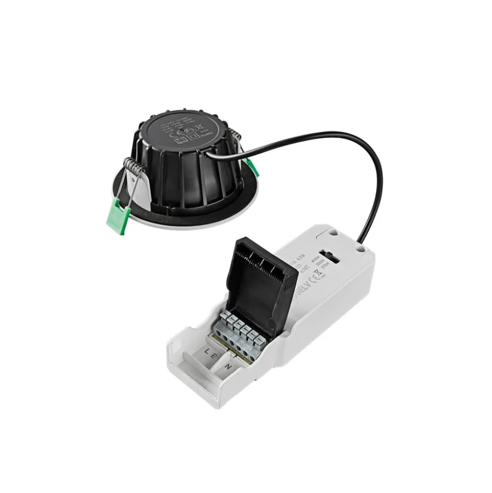 DL8002 LED-downlight, kan drejes, 38°