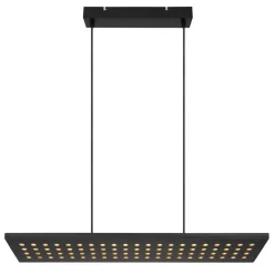Dolores LED-pendellampe, mat sort/sort