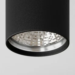 Downlight Eye S i cylinderform, sort