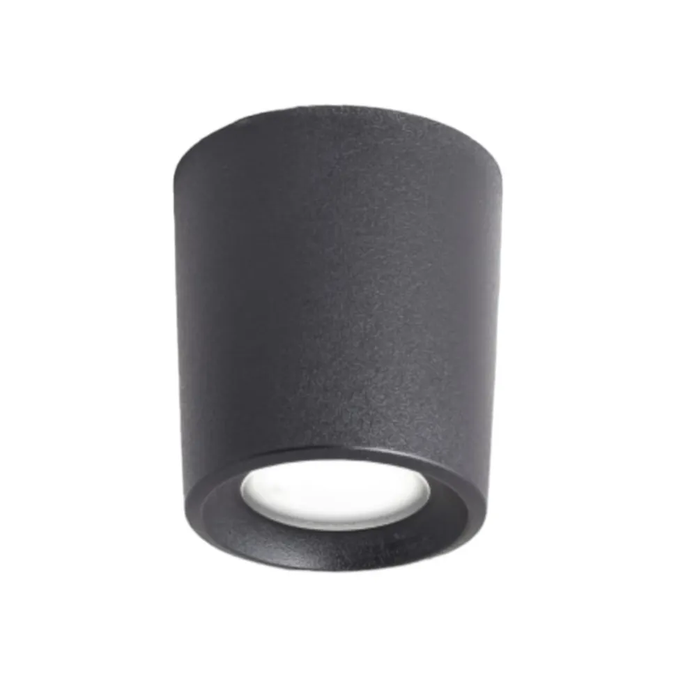 Downlight Livia 9,6 cm sort/frostet kunstharpiks GU10 CCT