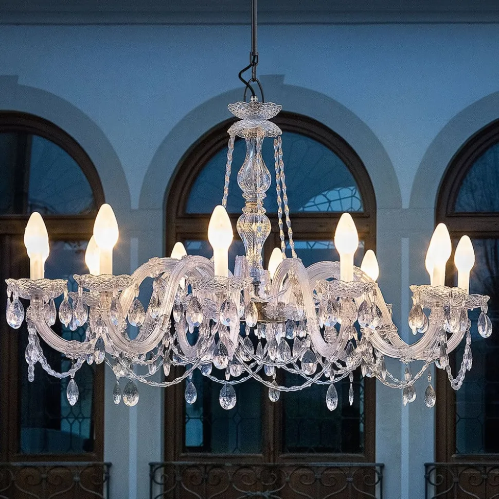 Drylight S12 - udendørs LED-lysekrone,12 lyskilder