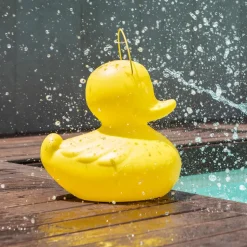 DUCK-DUCK S udendørs LED-designerlampe, gul