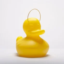 DUCK-DUCK S udendørs LED-designerlampe, gul