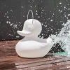 DUCK-DUCK S udendørs LED-designerlampe, hvid