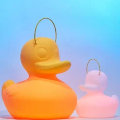 DUCK-DUCK S udendørs LED-designerlampe, hvid