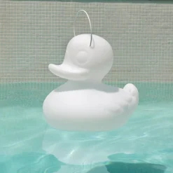 DUCK-DUCK XL udendørs LED-designerlampe, hvid