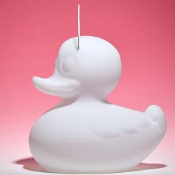 DUCK-DUCK XL udendørs LED-designerlampe, hvid