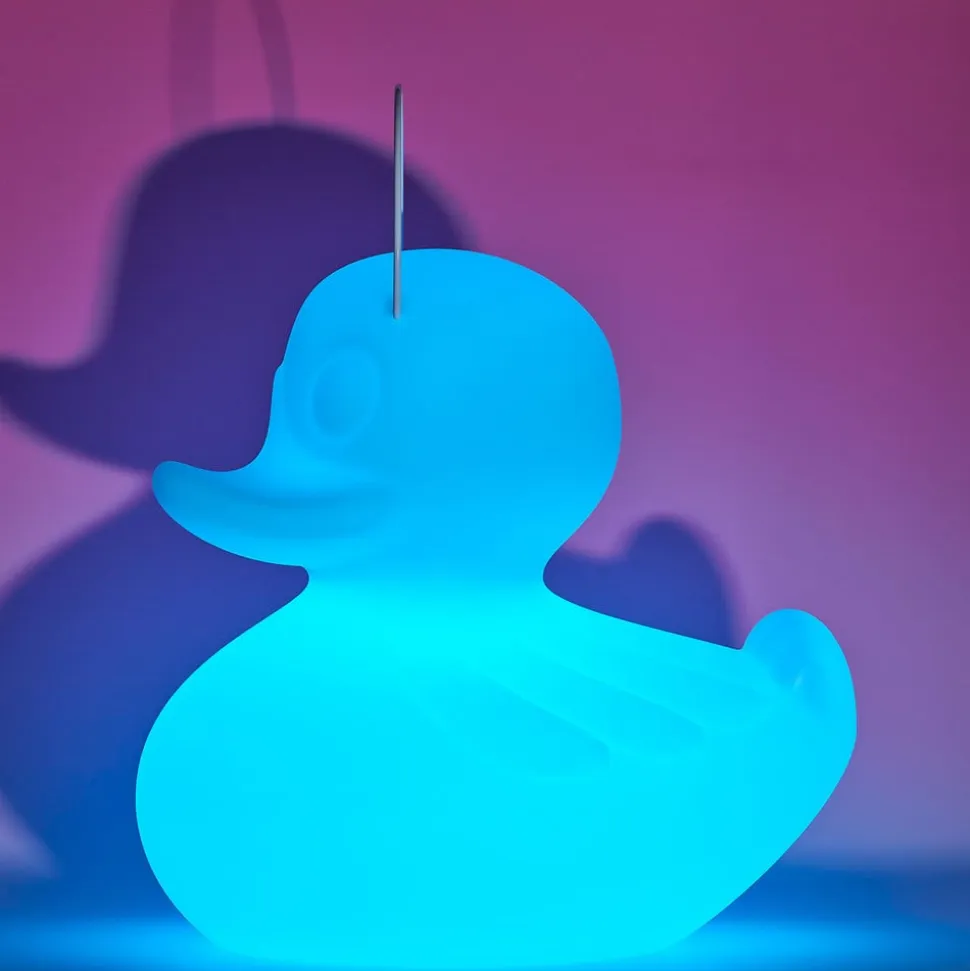 DUCK-DUCK XL udendørs LED-designerlampe, hvid