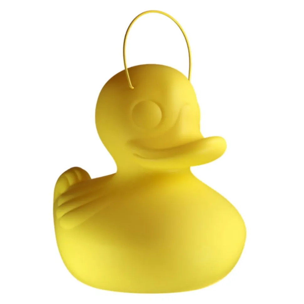 DUCK-DUCK XL udendørs LED-designerlampe, gul